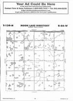 Moon Lake Township Directory Map, Stutsman County 2007